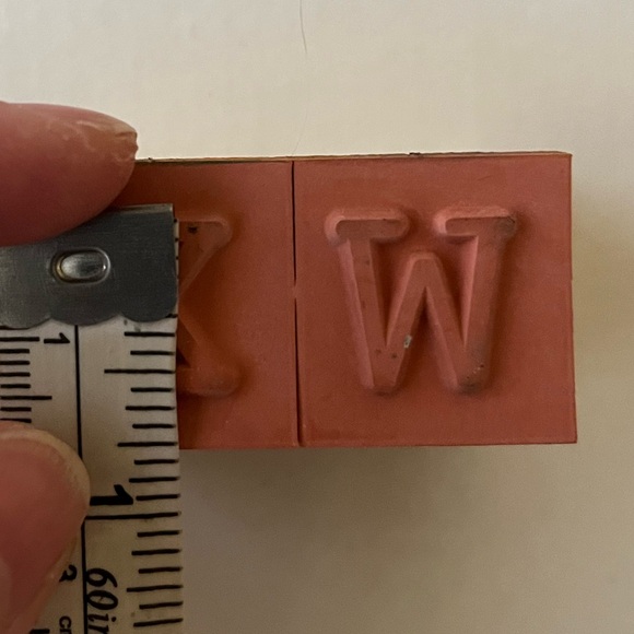 Alphabet Wooden Stamps - Picture 4 of 5